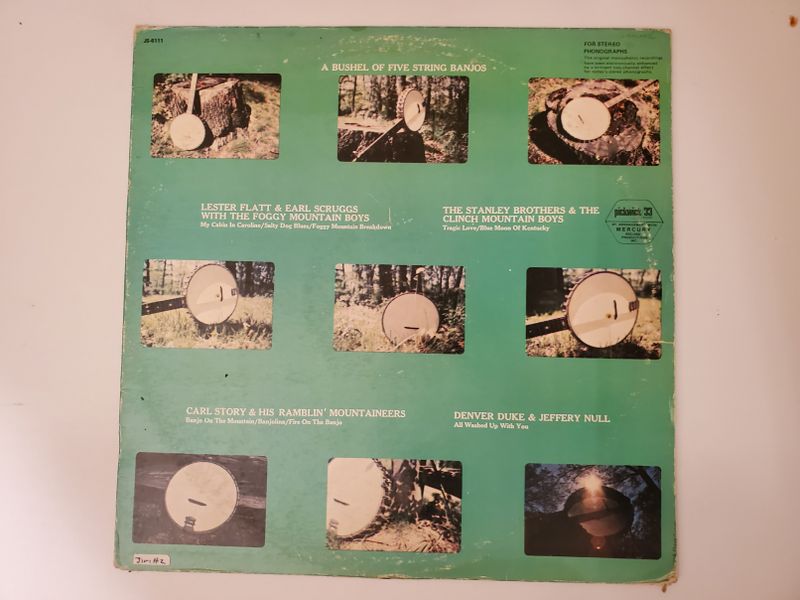 Various Artists A Bushel of Five String Banjos vinyl record